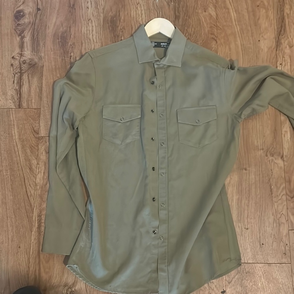 Mango military shirt